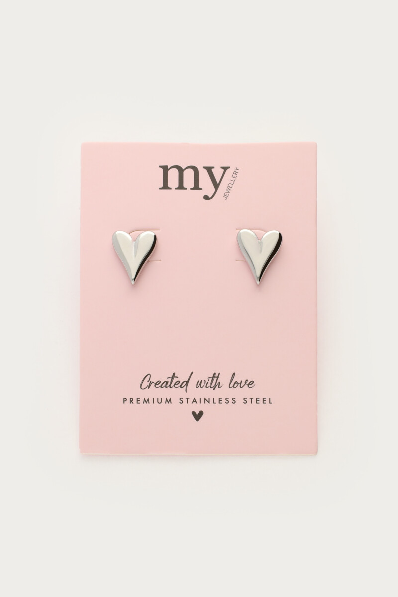 Heart studs | My Jewellery