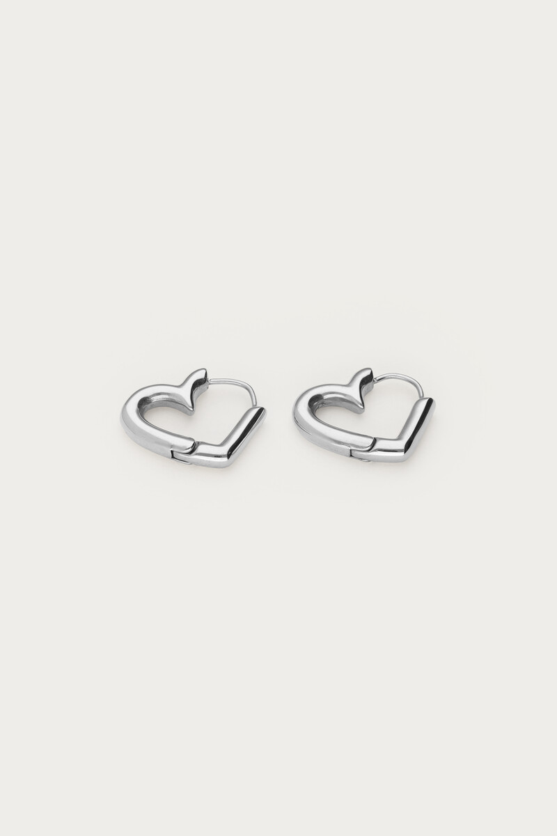 Earrings with small open heart | My Jewellery