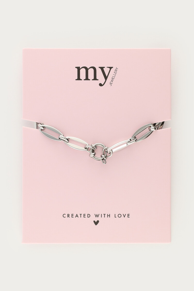 Iconic chain bracelet with large clasp | My Jewellery