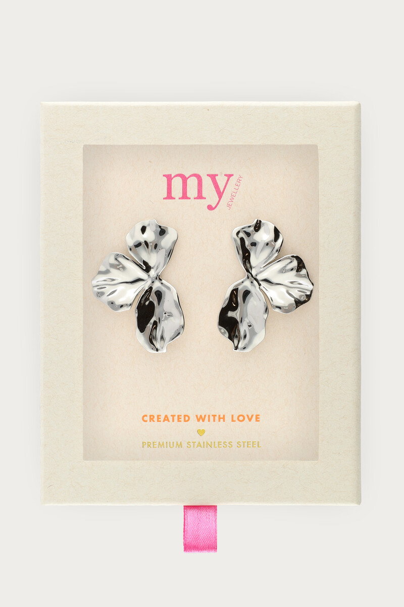 Iconic drop earrings half flower | My Jewellery