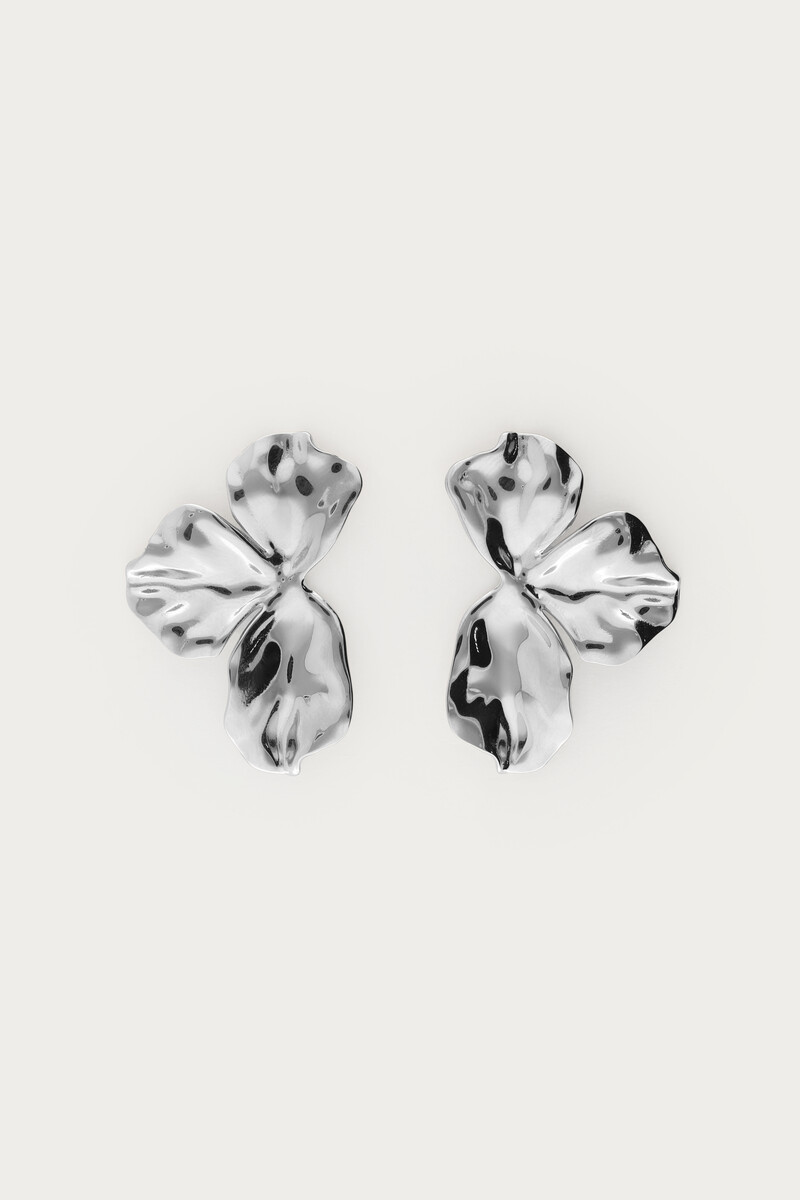 Iconic drop earrings half flower | My Jewellery