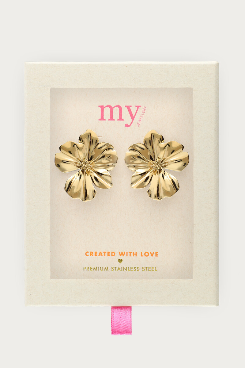 Iconic drop earrings with flower | My Jewellery