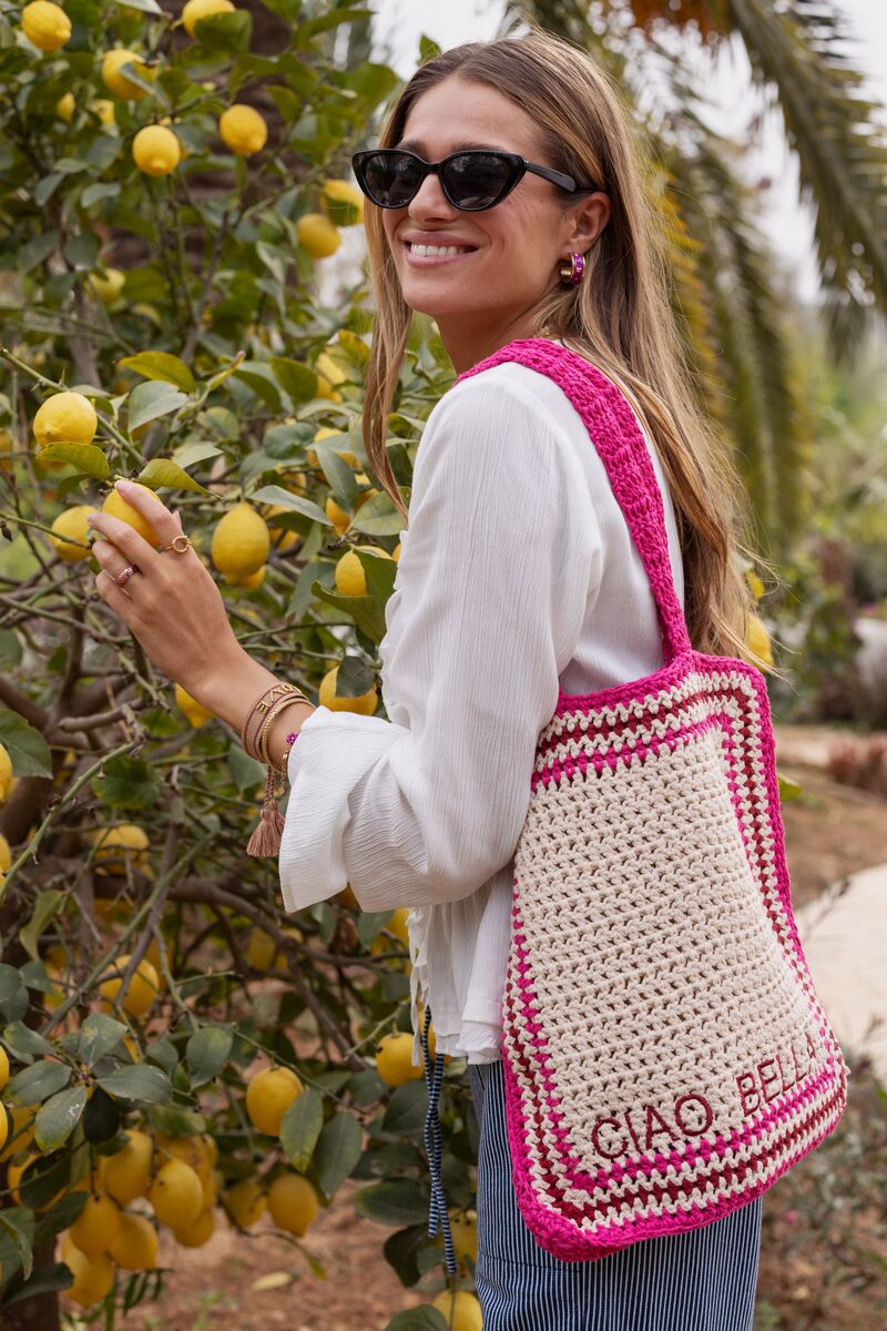 Red crochet bag ciao bella | My Jewellery