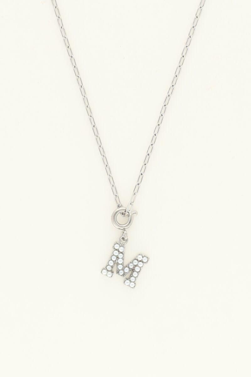 Initial charm with pearls | My Jewellery