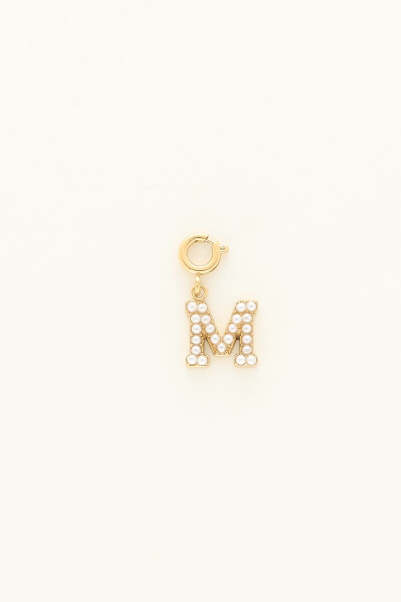 Initial charm with pearls | My Jewellery
