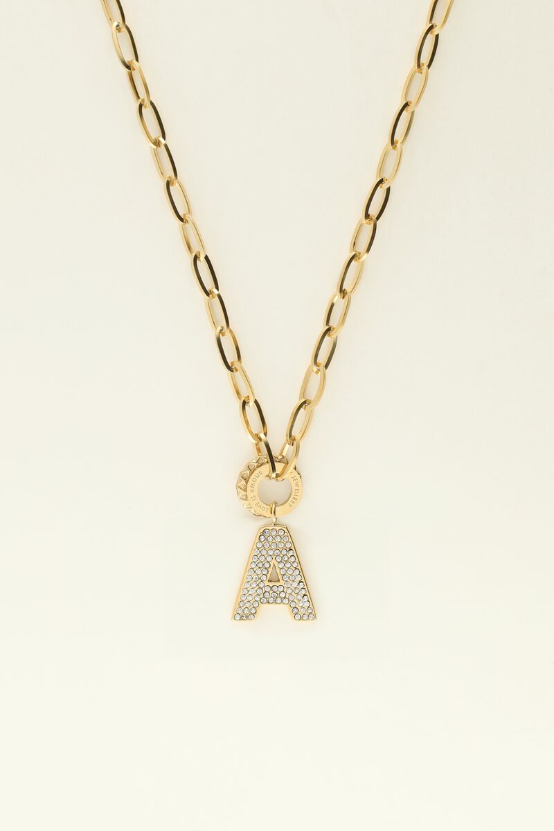 Collier strassà initiale | - My jewellery - Modalova