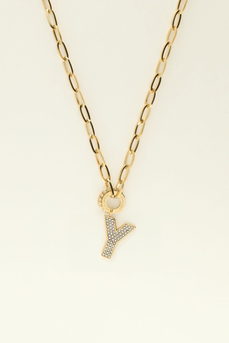 Collier strassà initiale | - My jewellery - Modalova