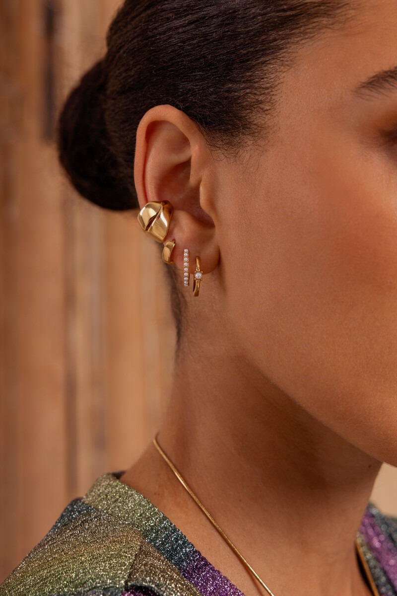 Ear game single hoop earring bold | My Jewellery