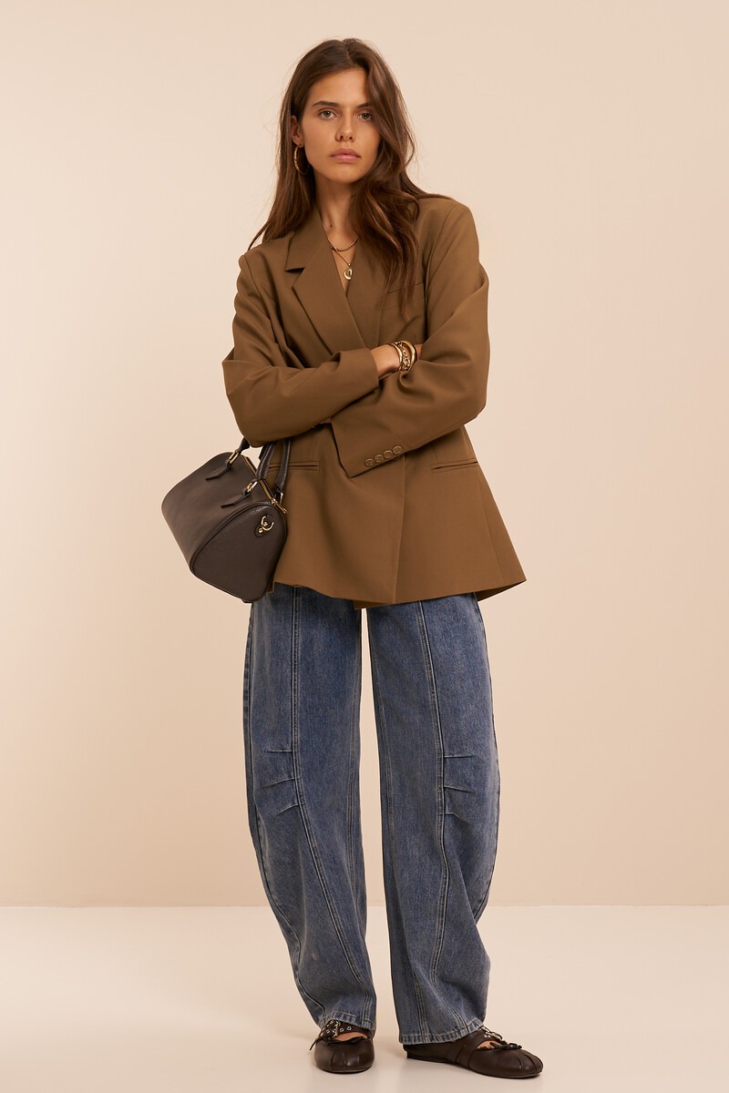 Khaki green oversized blazer | My Jewellery