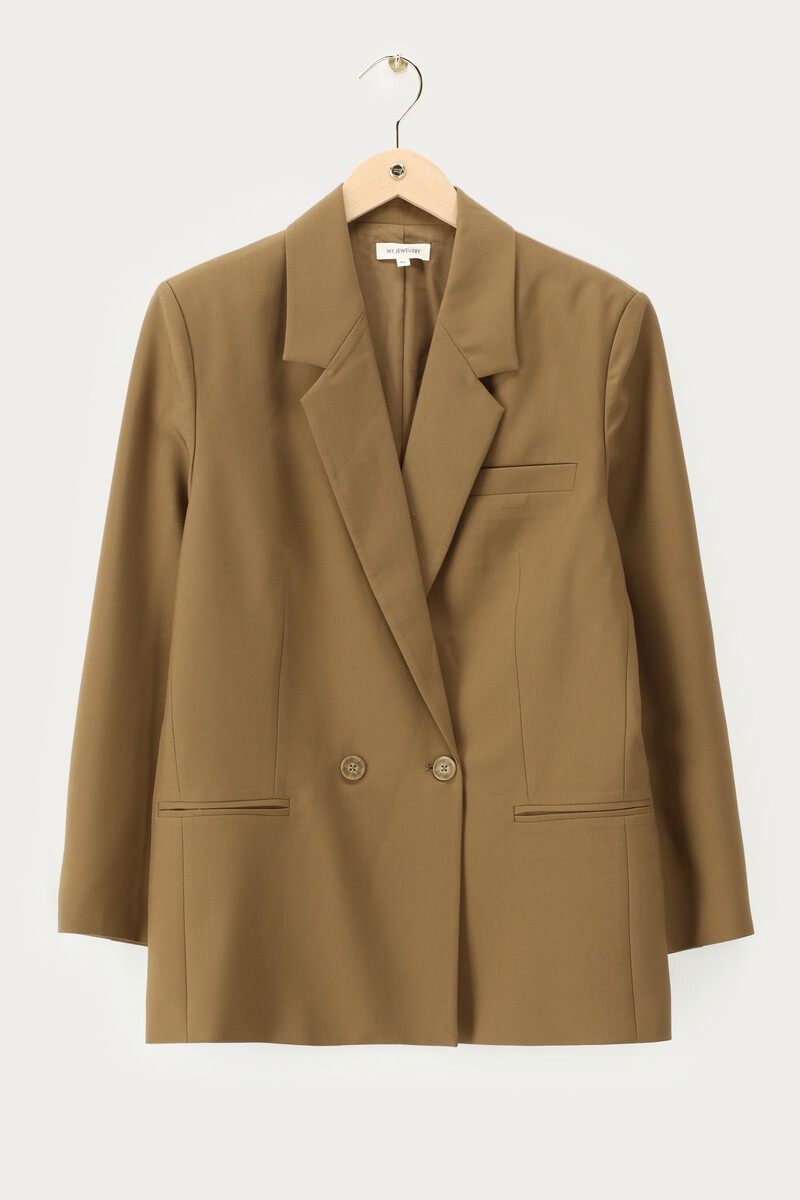 Khaki green oversized blazer | My Jewellery