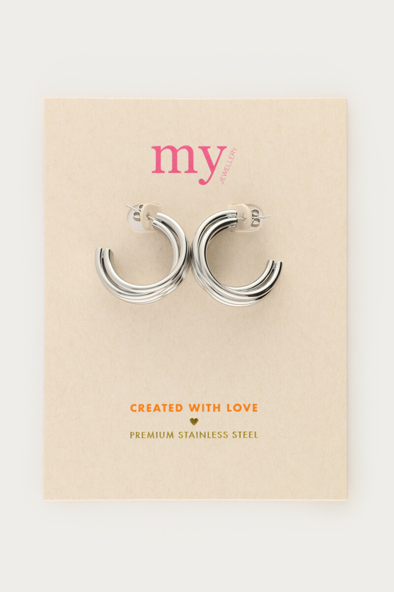 Earrings with multi rows large | My Jewellery