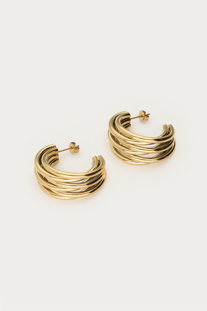 Earrings with multi rows large | My Jewellery