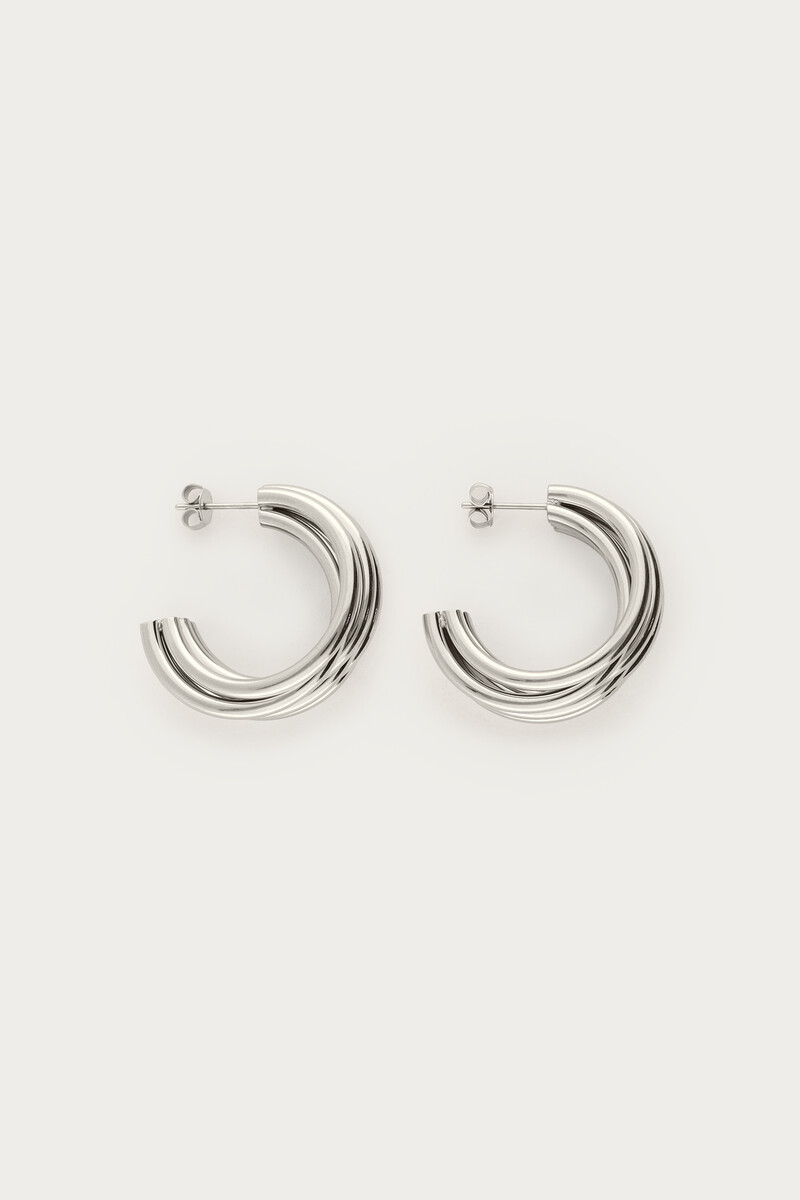 Earrings with multi rows large | My Jewellery