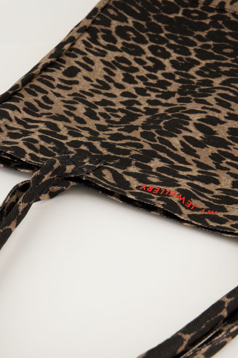 Large shopper with panther print | My Jewellery