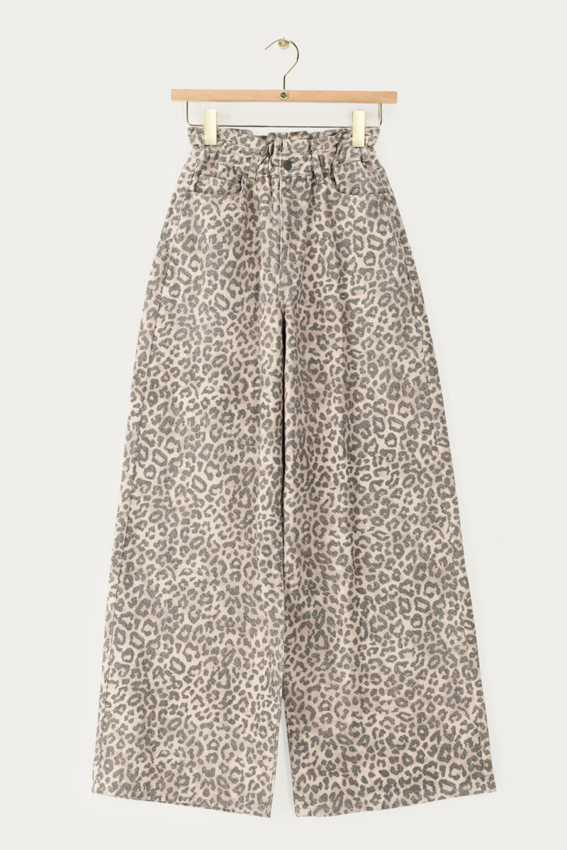 Paperbag Jeans Mit Leopardenmuster | My Jewellery
