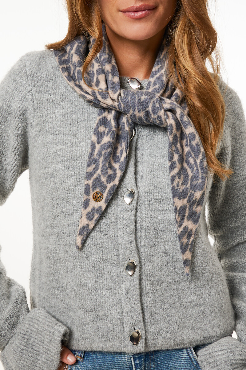 Leopard print triangle scarf | My Jewellery