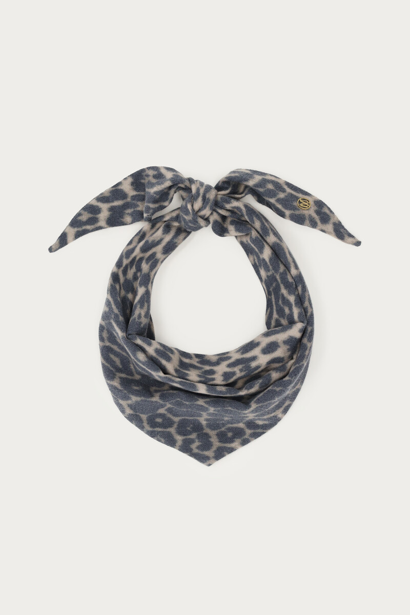 Leopard print triangle scarf | My Jewellery