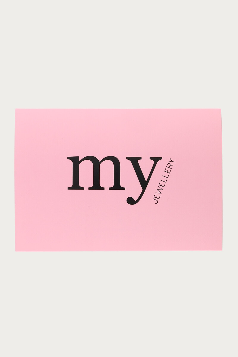 Licht roze MJ giftcardholder | My Jewellery