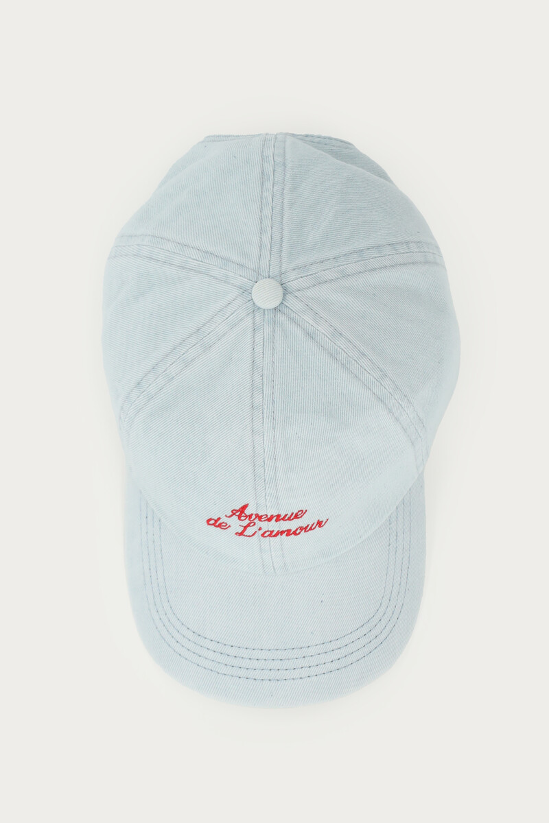 Light blue cap "Avenue de L'amour" | My Jewellery