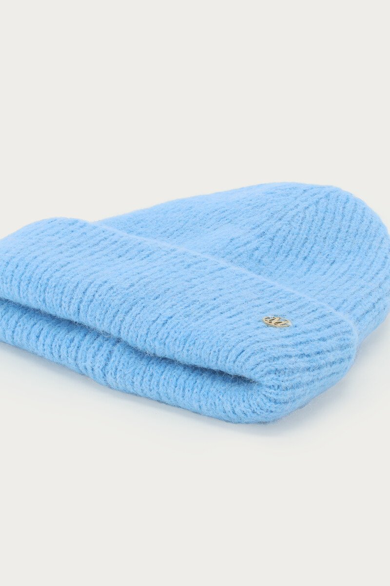Light blue knit beanie | My Jewellery