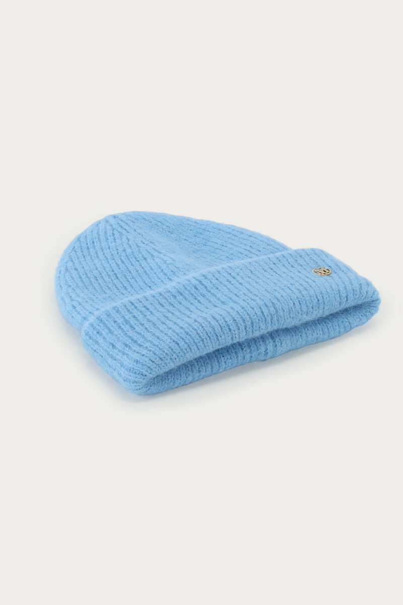 Light blue knit beanie | My Jewellery