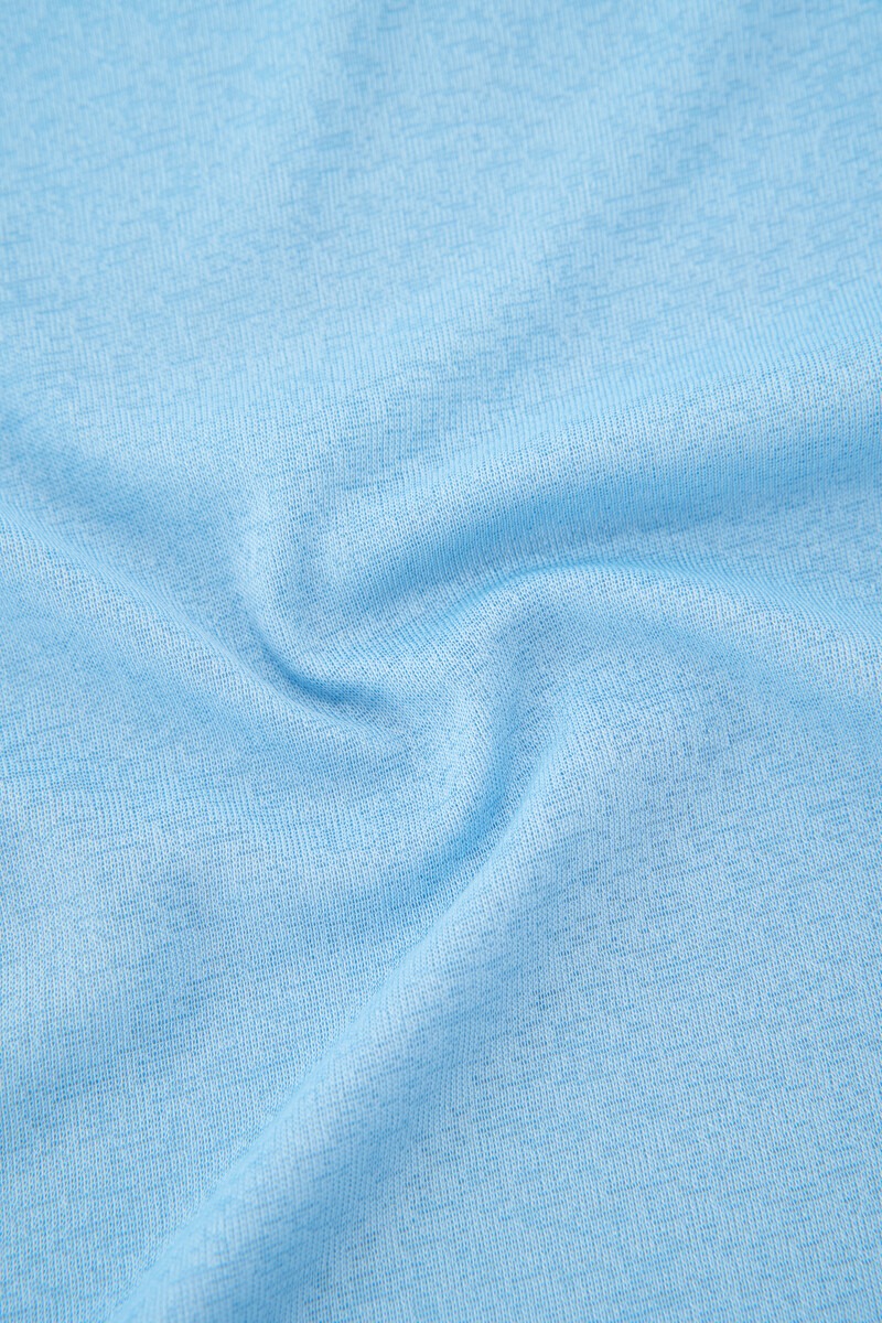 Light blue mesh top with turtleneck | My Jewellery