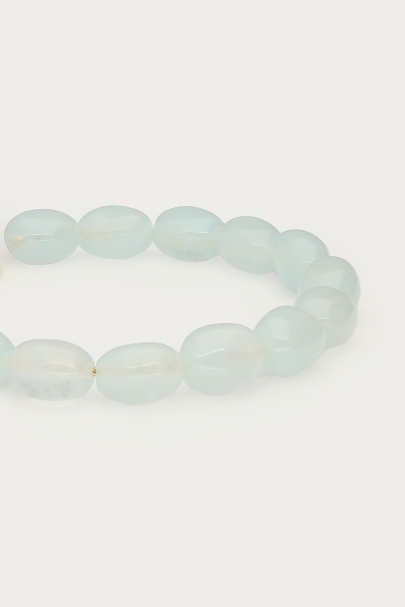 Light blue minimalist beaded bracelet | My Jewellery