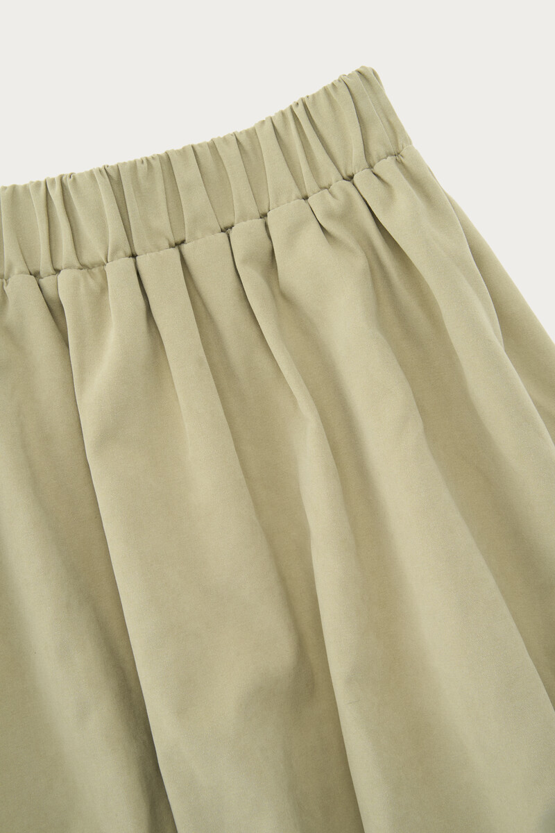 Light green balloon skirt with elastic band | My Jewellery