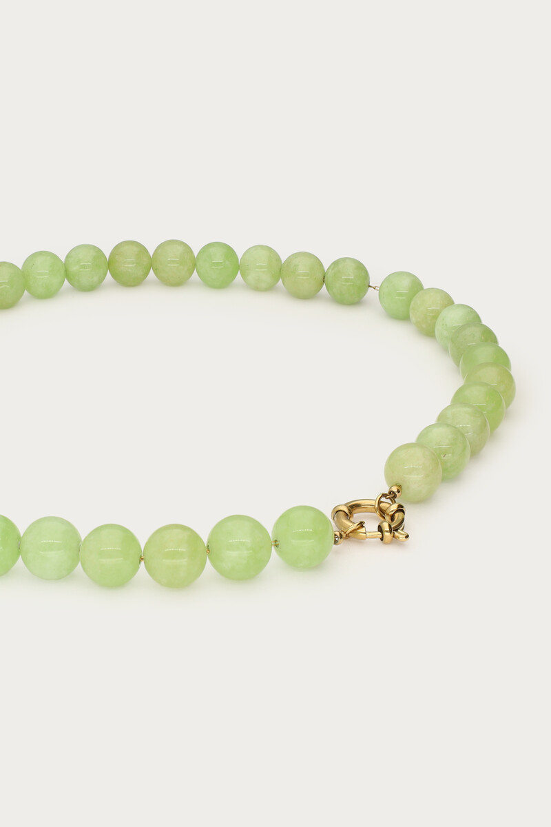 Light green necklace with beads | My Jewellery