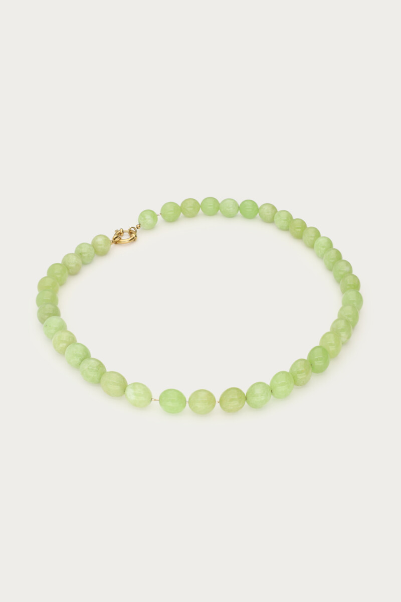 Light green necklace with beads | My Jewellery