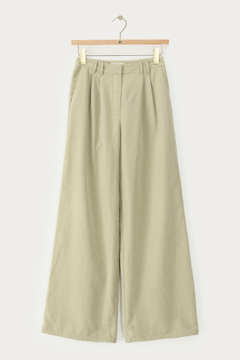 Light green pants with drawstring at bottom | My Jewellery