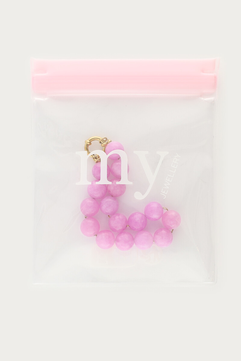 Light pink bracelet with beads | My Jewellery