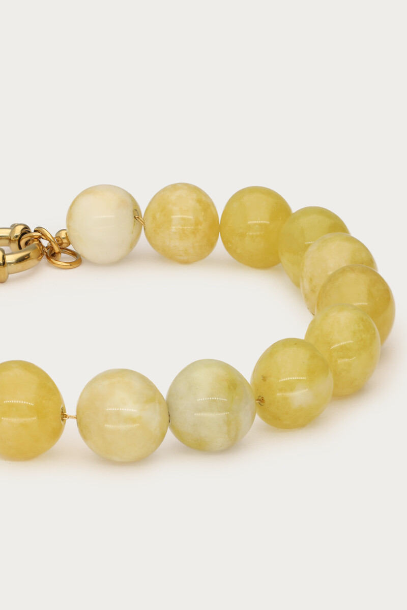Light yellow bracelet with beads | My Jewellery