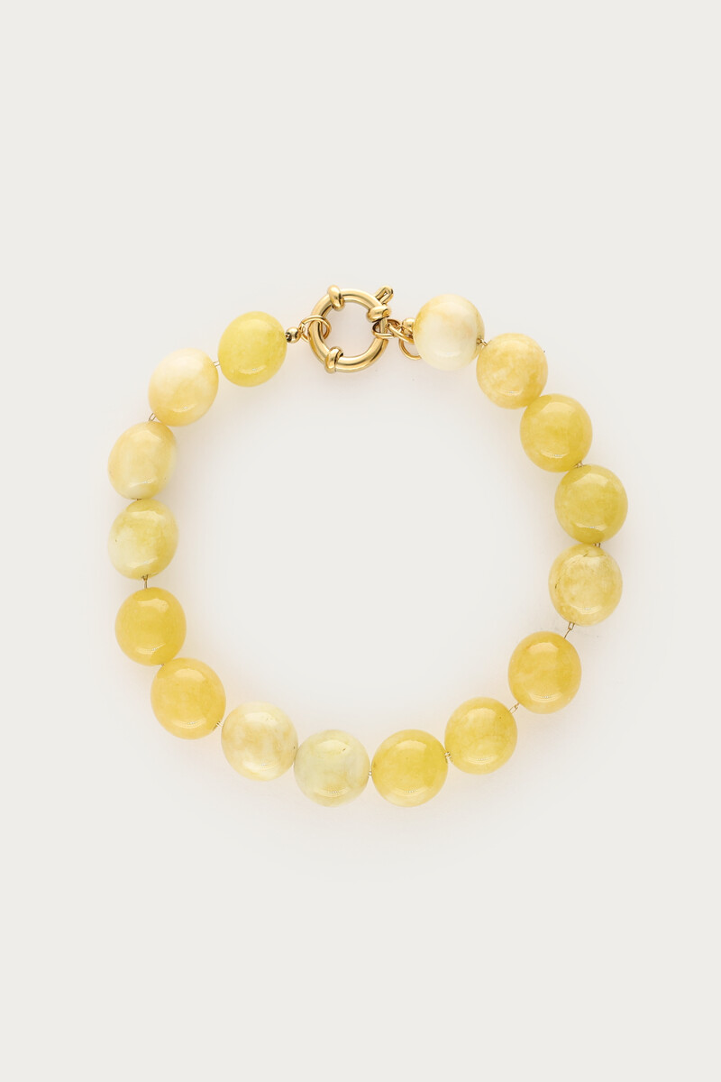 Light yellow bracelet with beads | My Jewellery