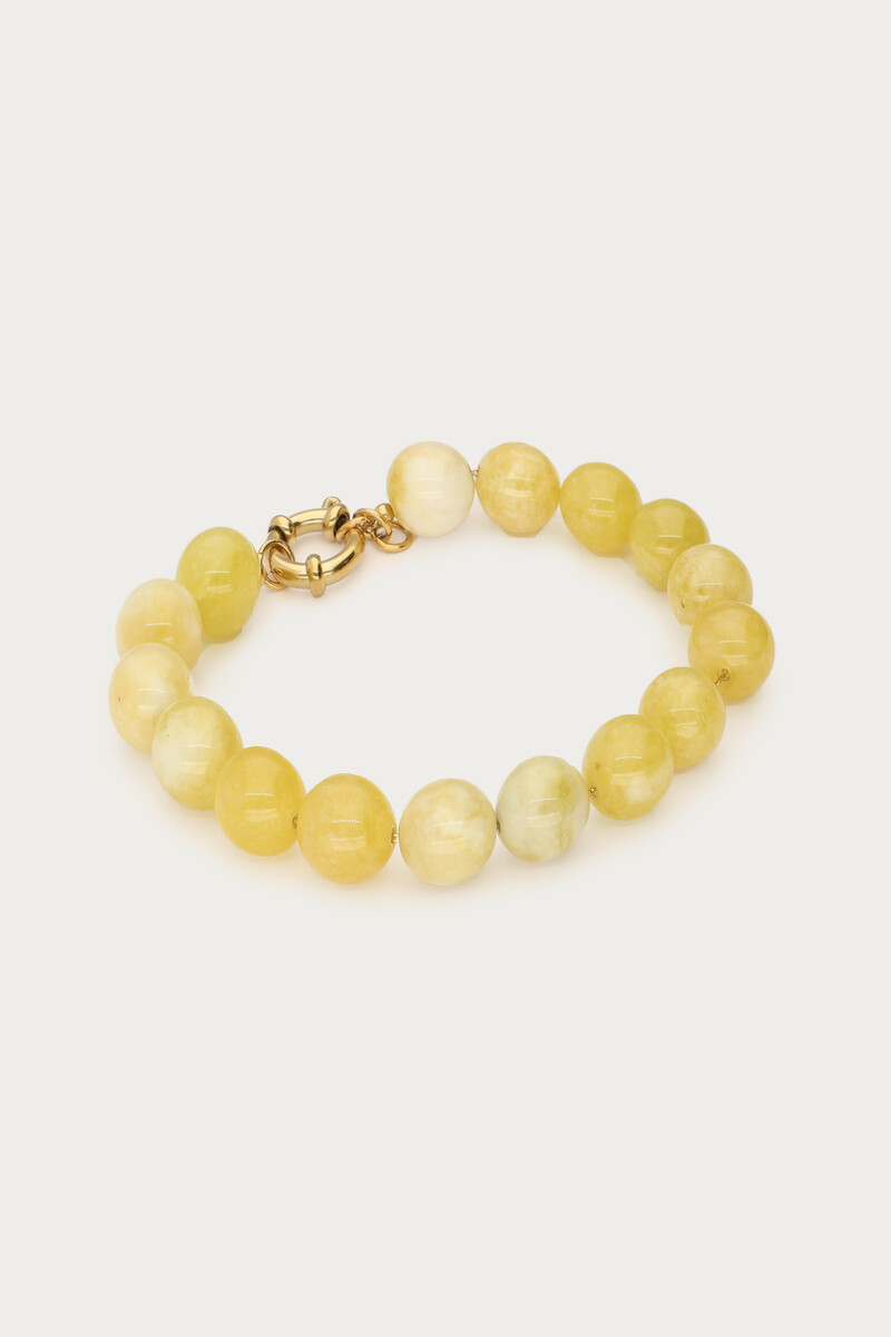 Light yellow bracelet with beads | My Jewellery