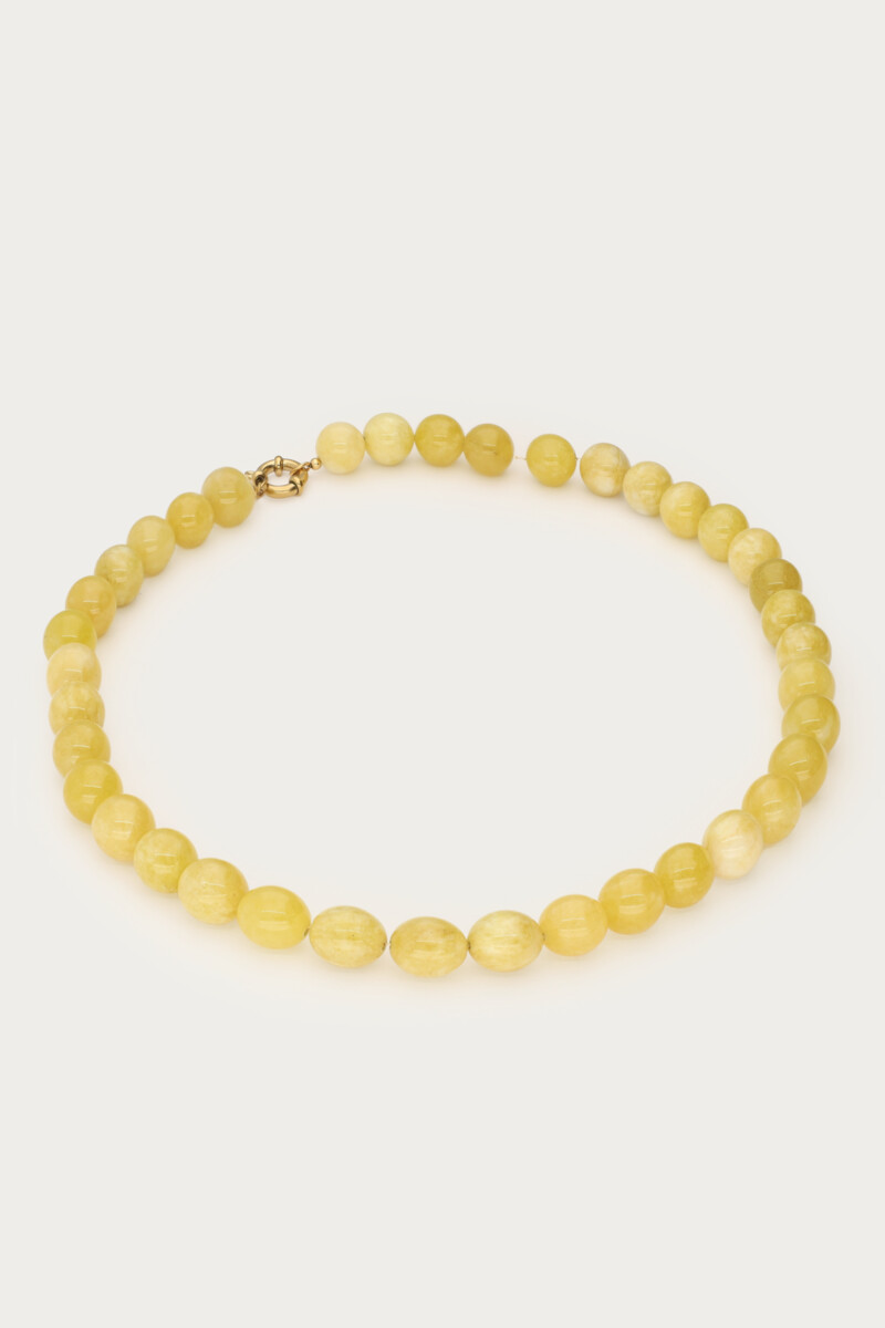 Light yellow necklace with beads | My Jewellery