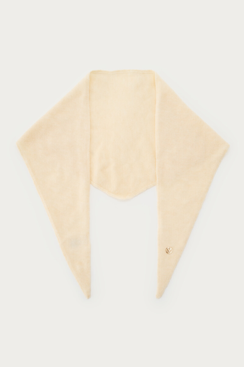 Light yellow triangle scarf | My Jewellery