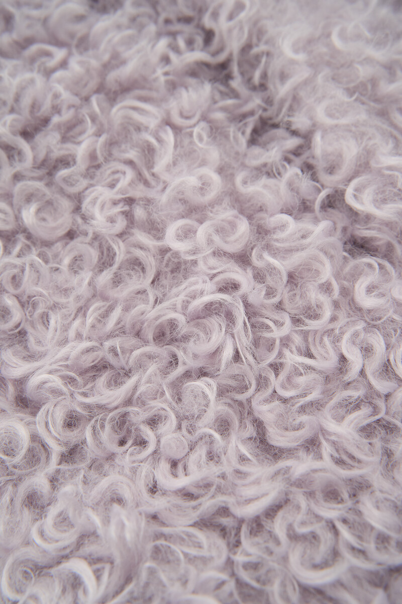 Lilac gilet in teddy look | My Jewellery