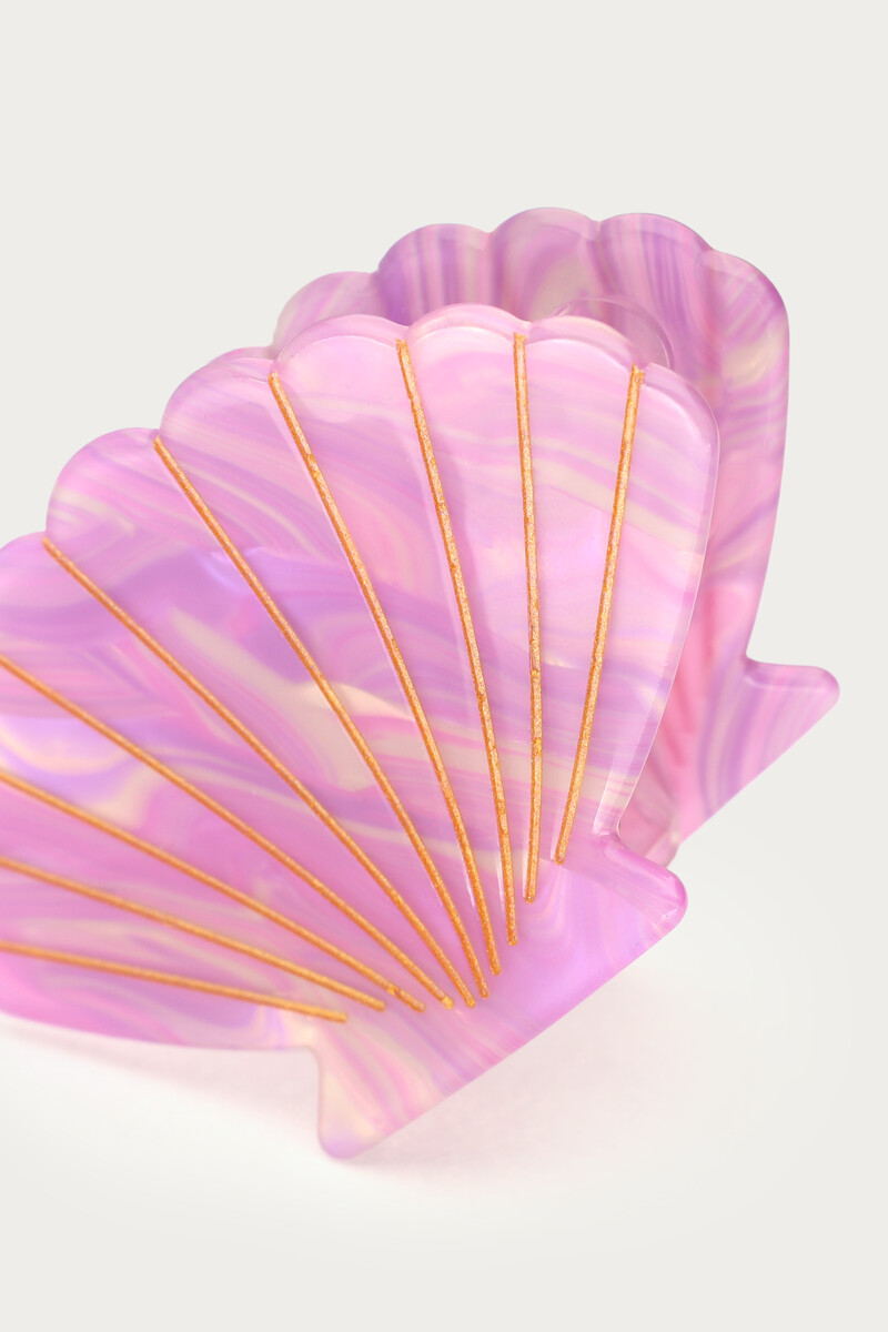 Lilac mini hair clip shell | My Jewellery