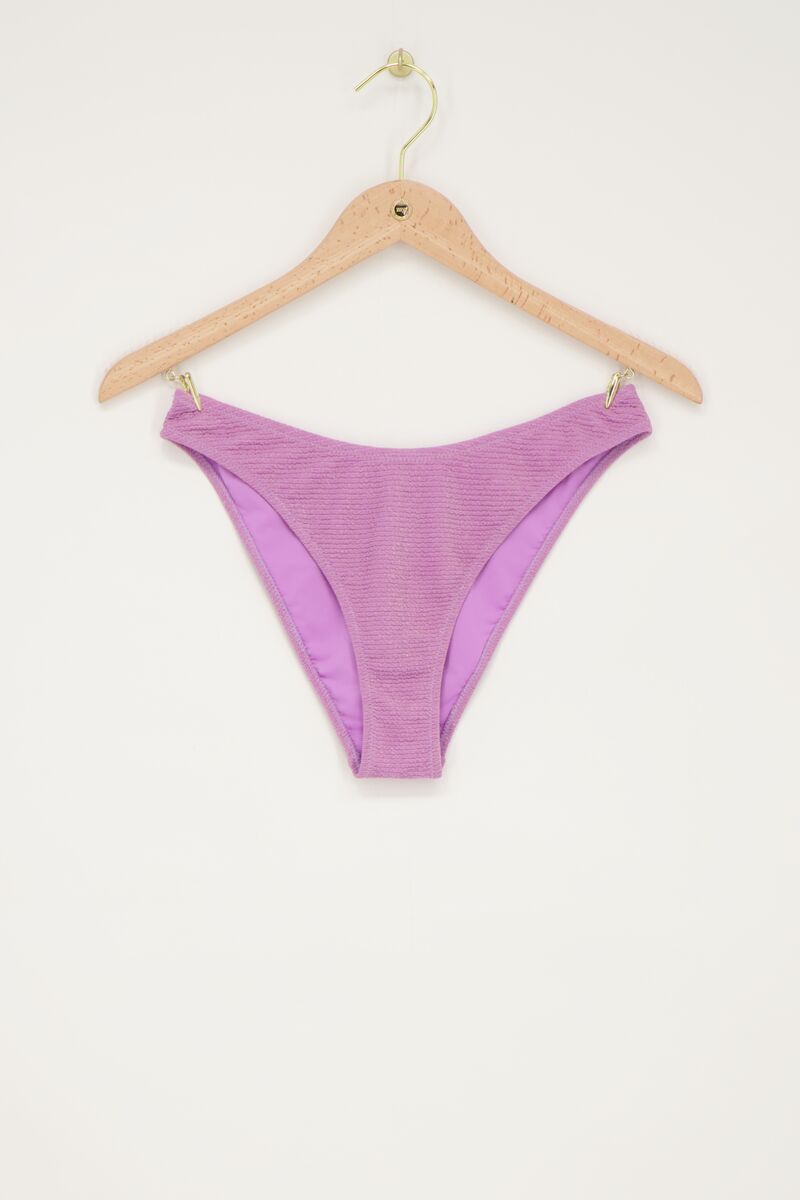 Lilac bikini bottoms with lurex | My Jewellery