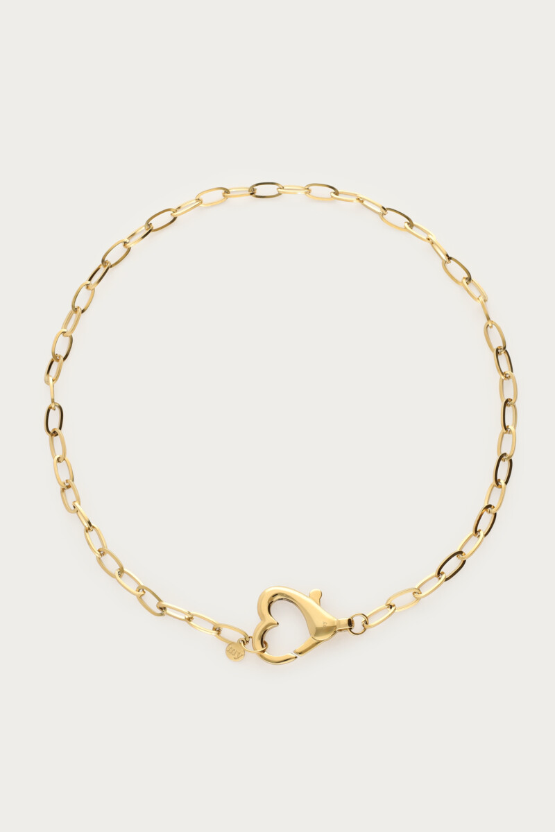 Shell necklace with heart clasp | My Jewellery