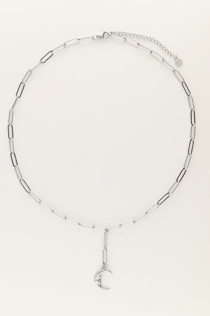 Lange Gliederkette mit Mond 