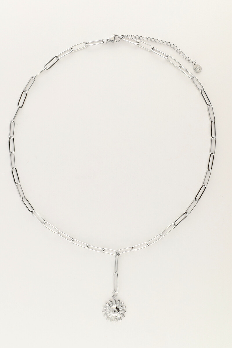 Lange Gliederkette mit Sonne