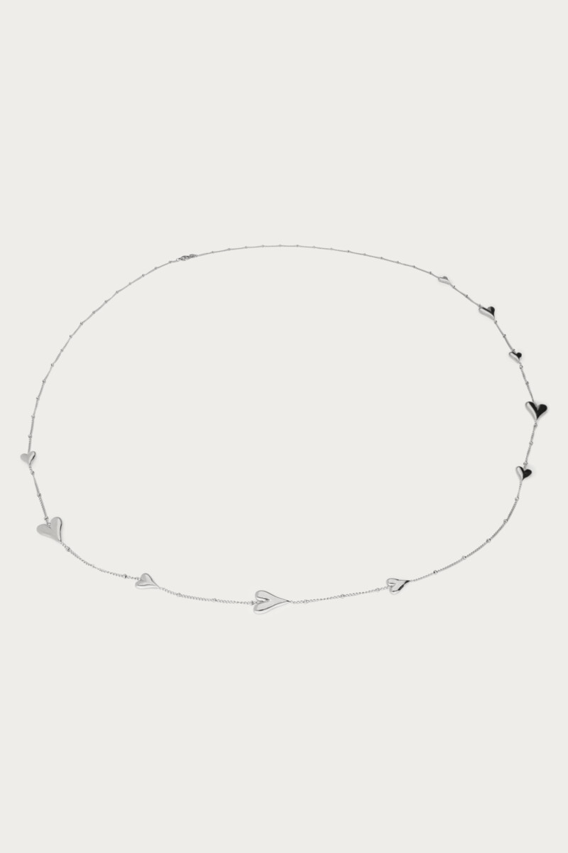 Long necklace with polka dots & hearts | My Jewellery