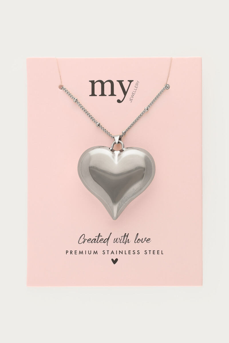 Long necklace with chubby heart | My Jewellery