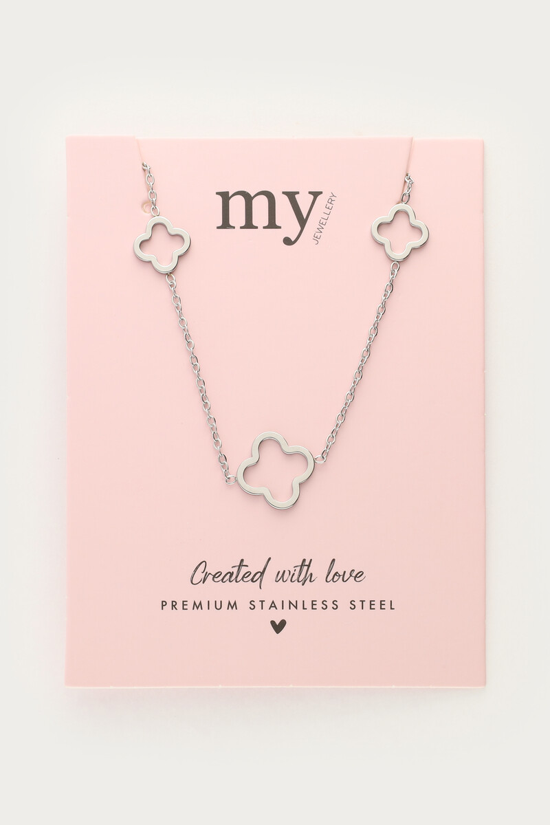 Long necklace with clovers | My Jewellery