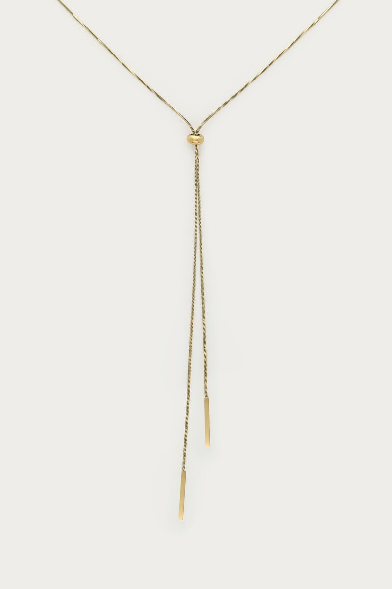 Long y-necklace with cords | My Jewellery