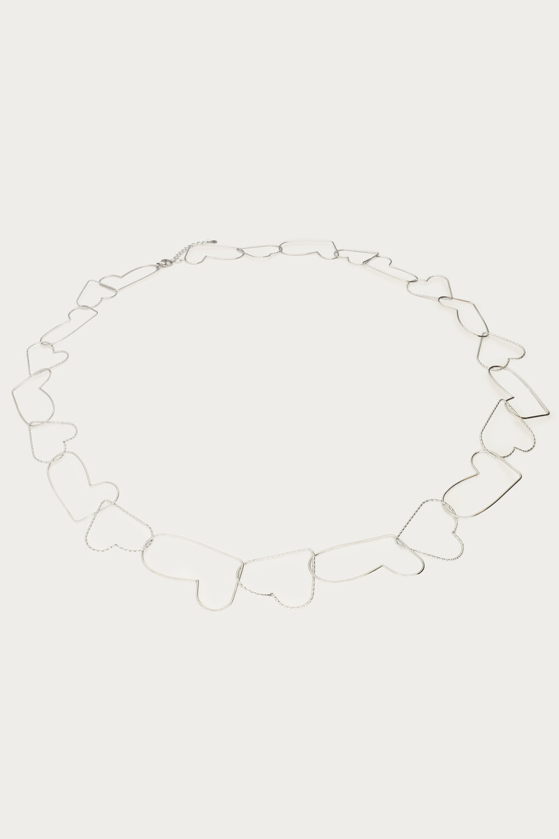 Long necklace with heart links | My Jewellery