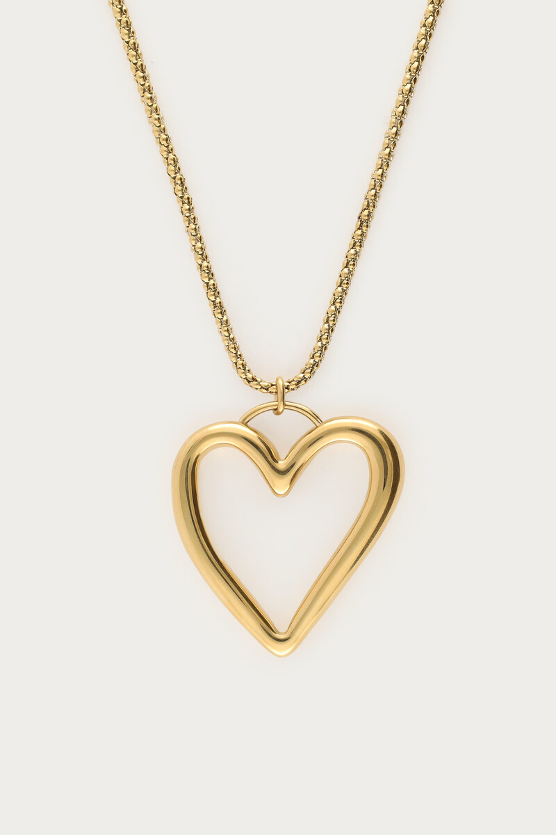 Long necklace with open heart | My Jewellery
