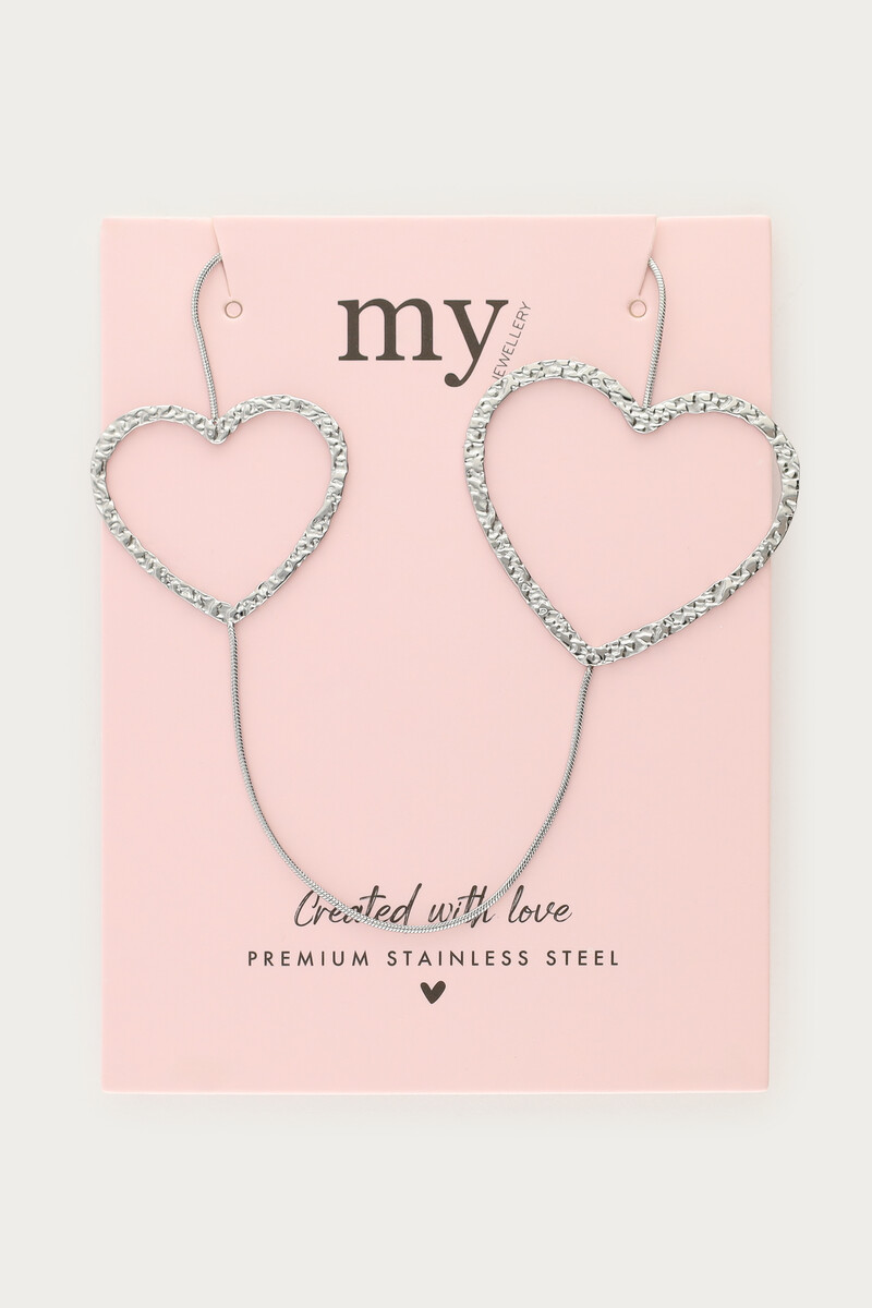 Long necklace with open hearts | My Jewellery
